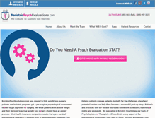 Tablet Screenshot of bariatricpsychevaluations.com